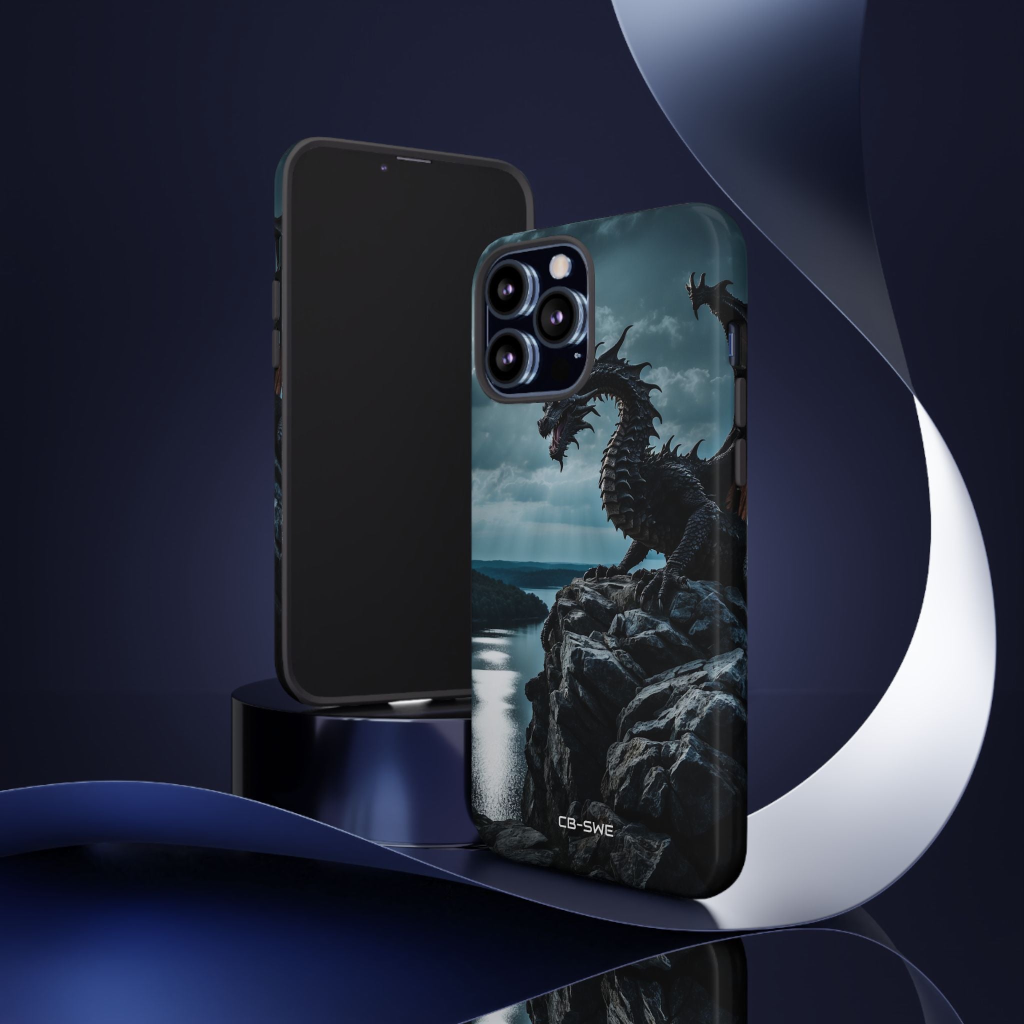 Dragon Soars Moonlight - iPhone Case