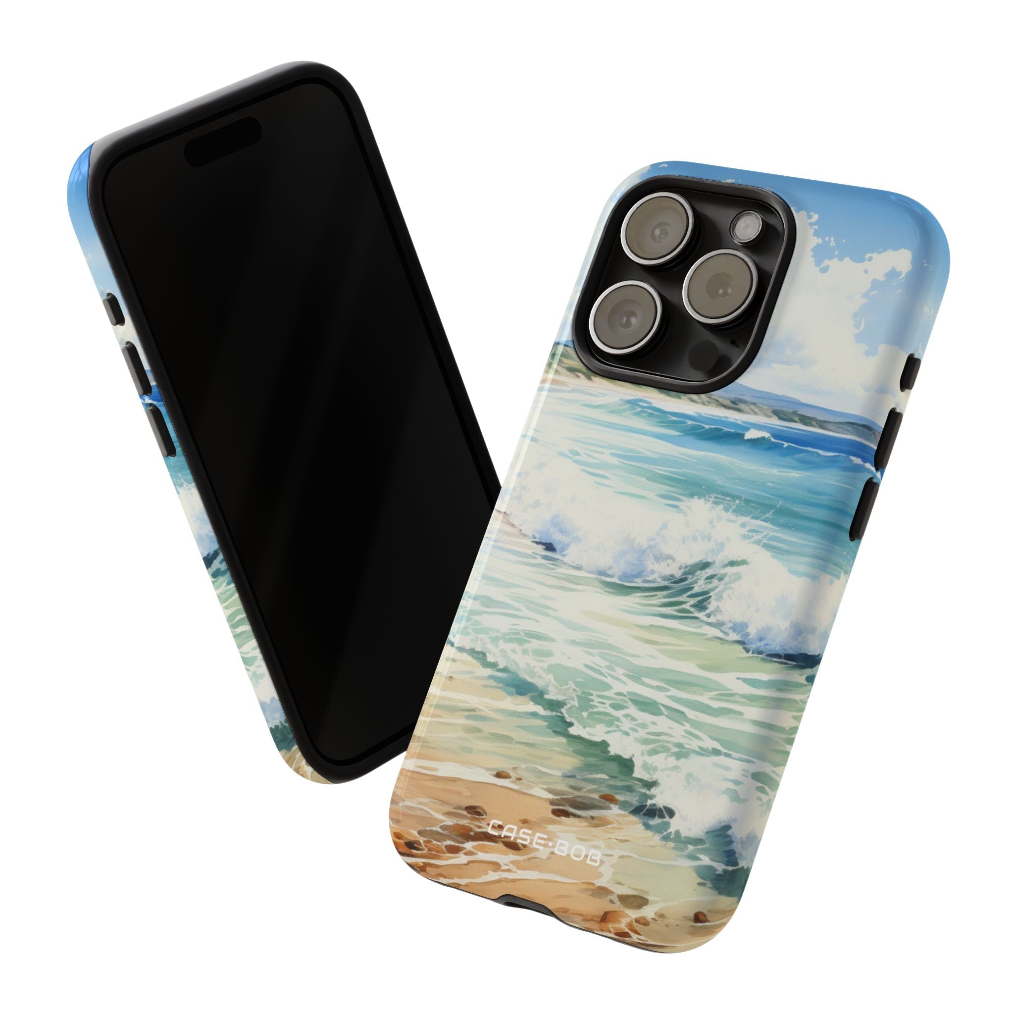 Foamy Wave Breeze iPhone 15 Pro Case - Tough