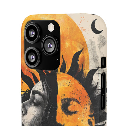 Sunlit Duality | Slim Phone Case for iPhone