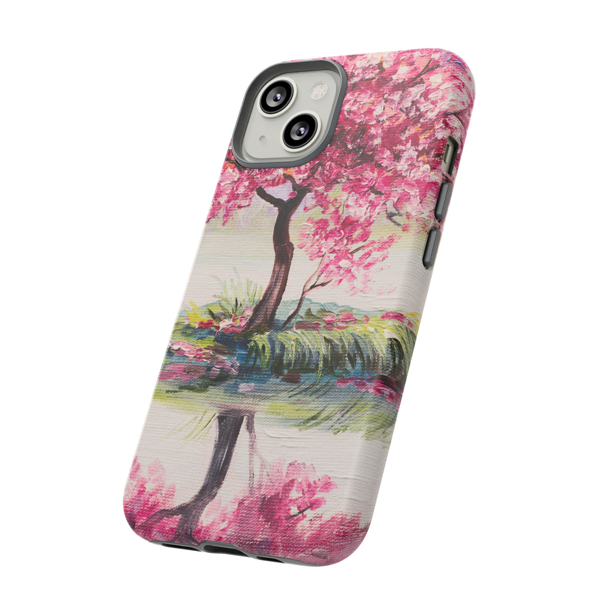 Oil painting - Oriental Cherry Tree - Protective Phone Case