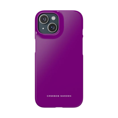 Purple iPhone 15 - Slim Phone Case