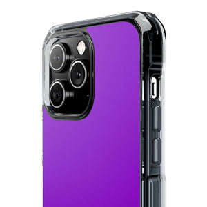 Electric Purple | Phone Case for iPhone (Clear Impact Case - Magnetic)