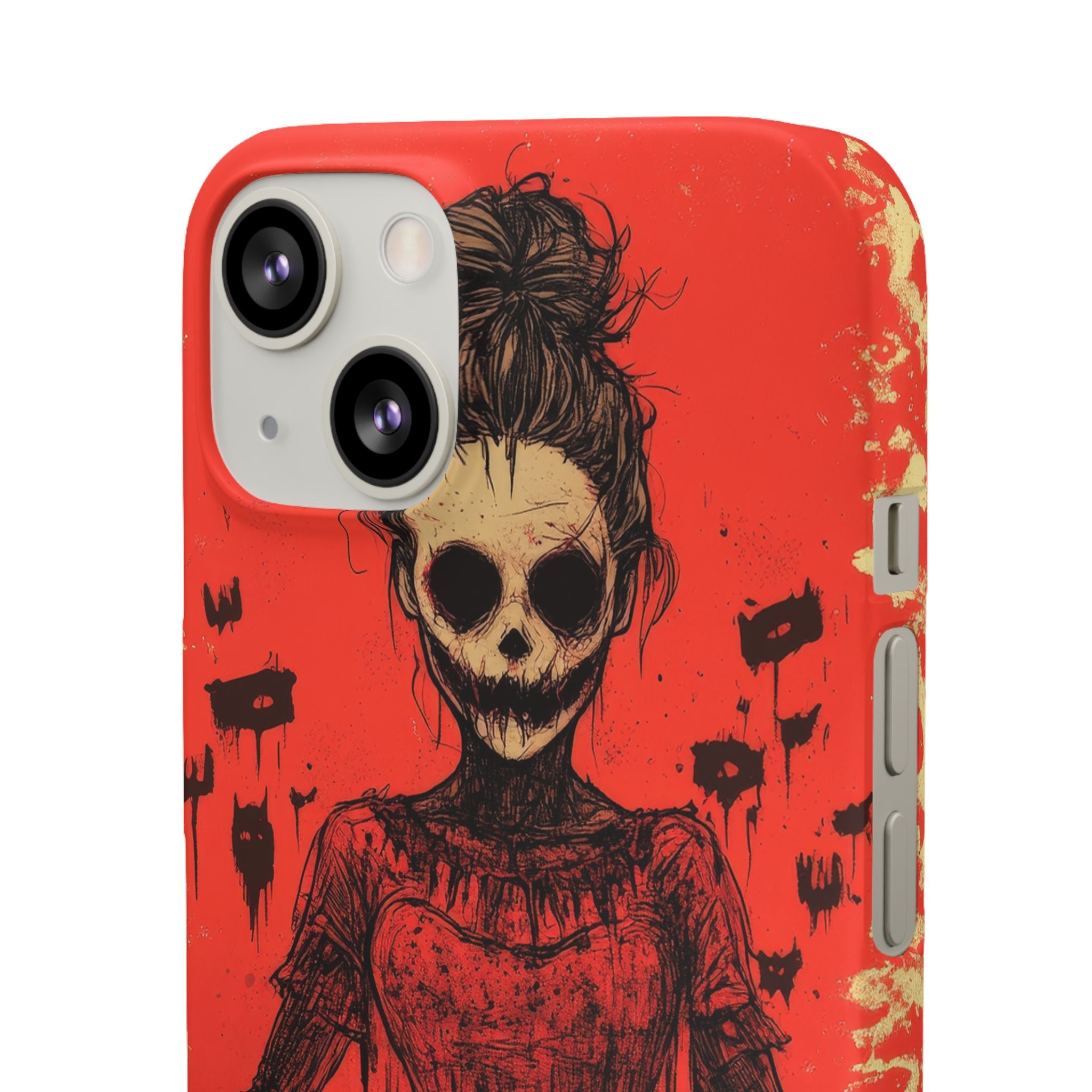 Haunting Scarlet Descent iPhone 13 - Slim Phone Case