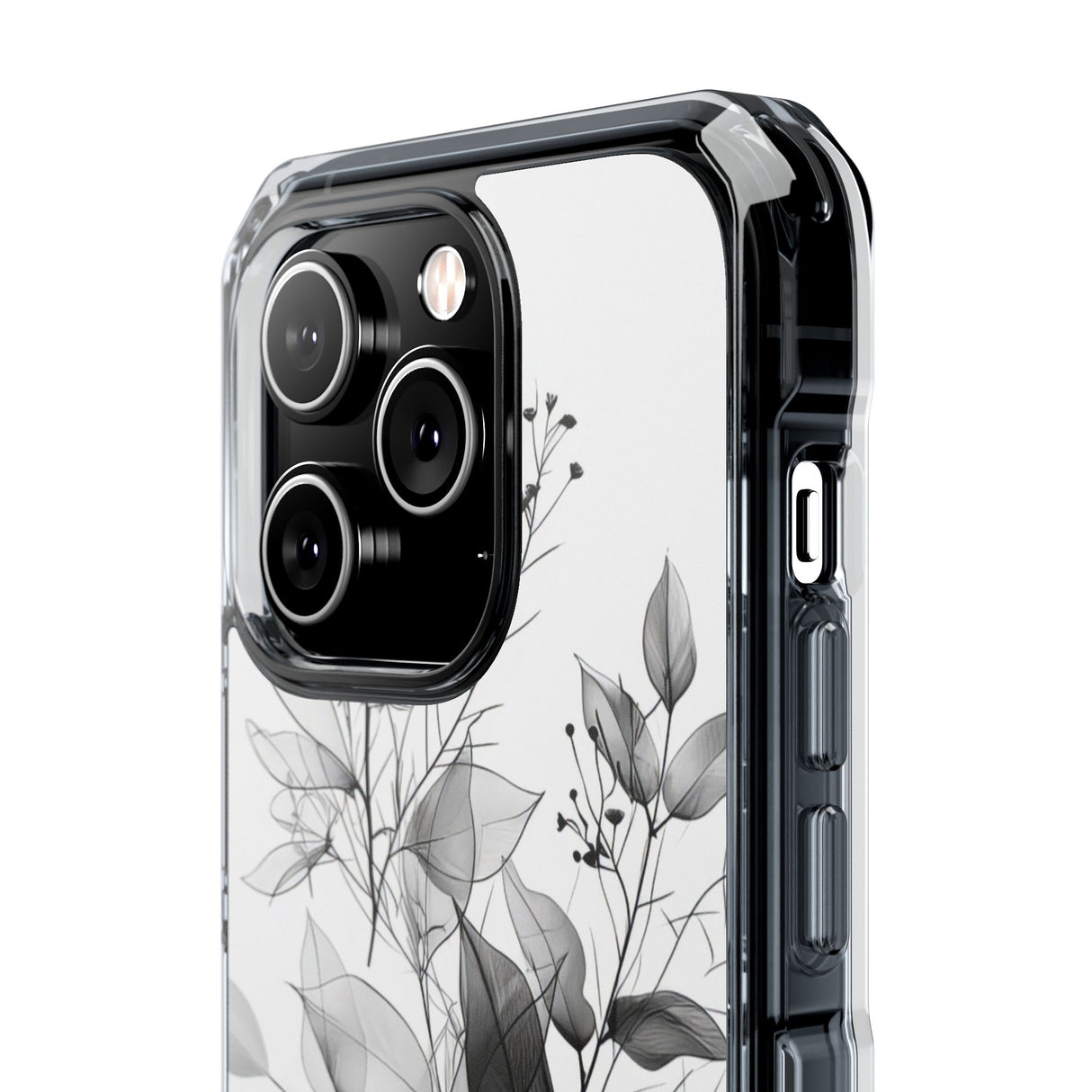 Ethereal Monochrome - Phone Case for iPhone (Clear Impact - Magnetic)