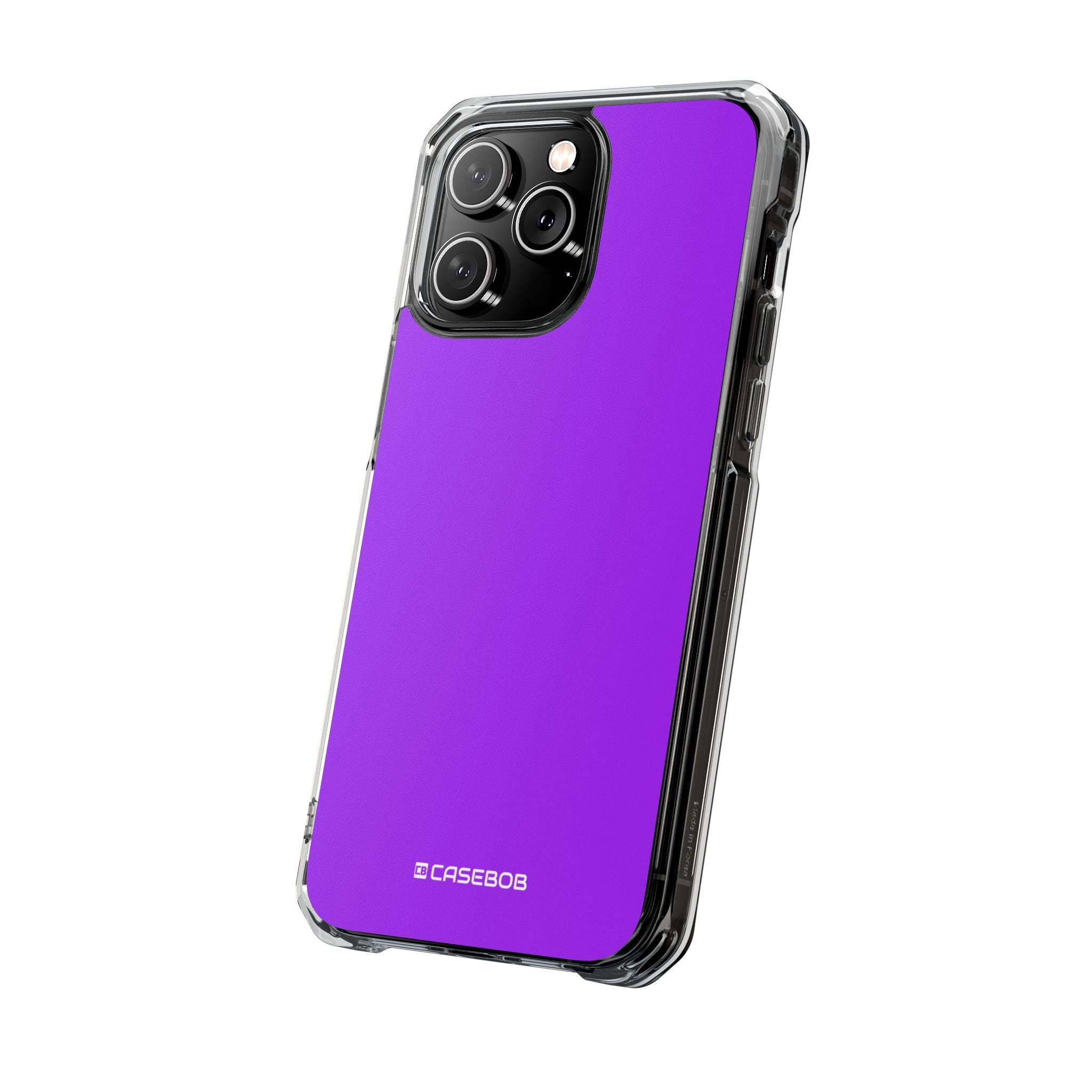 Purple Charm - Clear Impact Case for iPhone