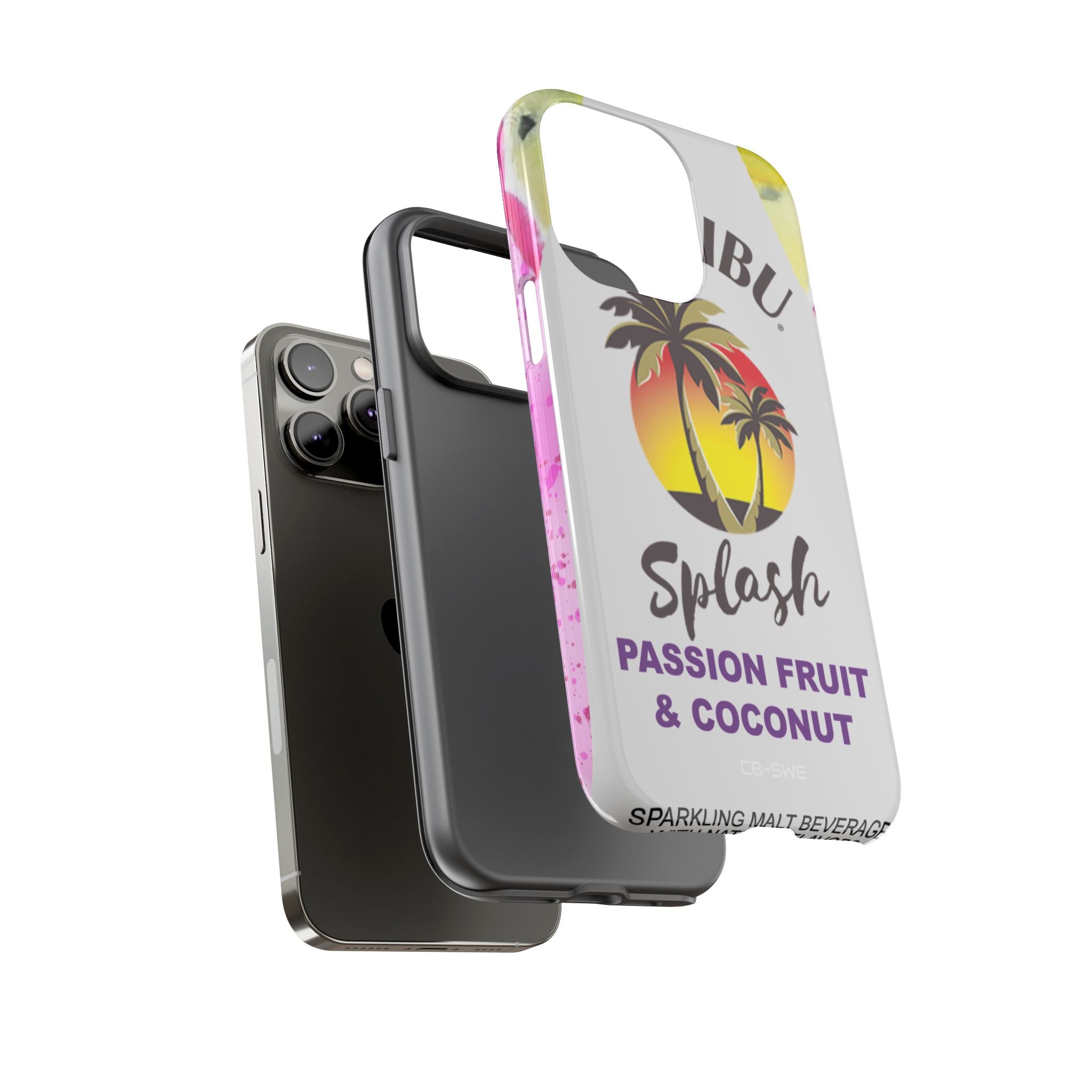 Tropical Sunset Splash - iPhone Case