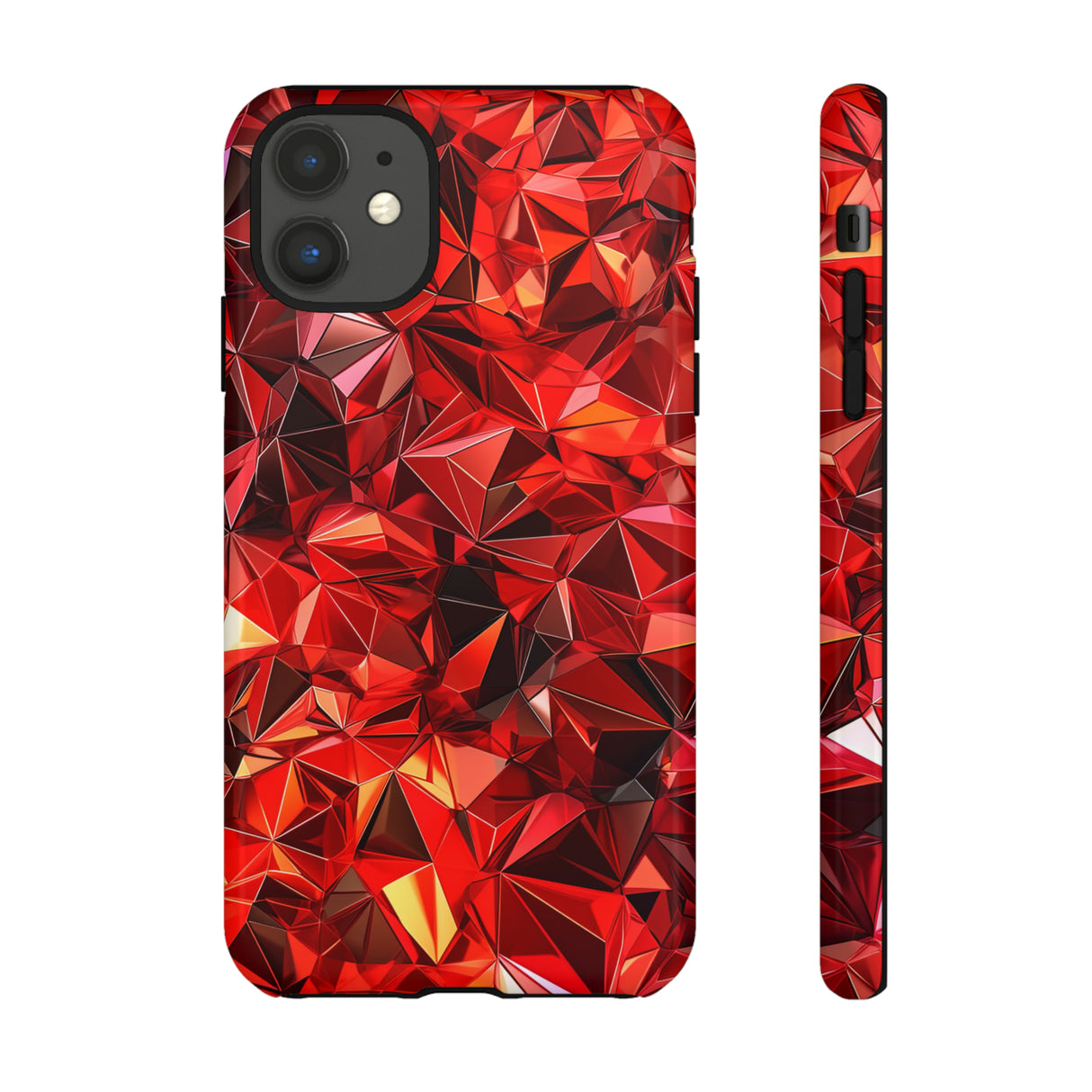 Geometric Red Fusion - Schutzhülle fürs Handy