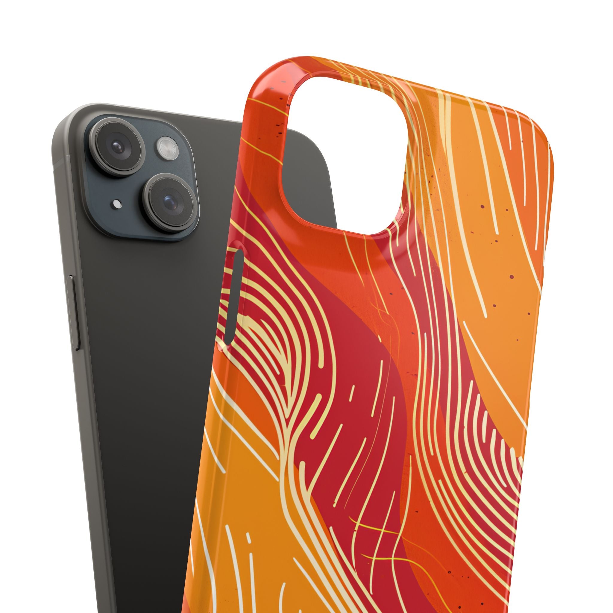 Gradient Flowwave Essence iPhone 15 - Slim Phone Case