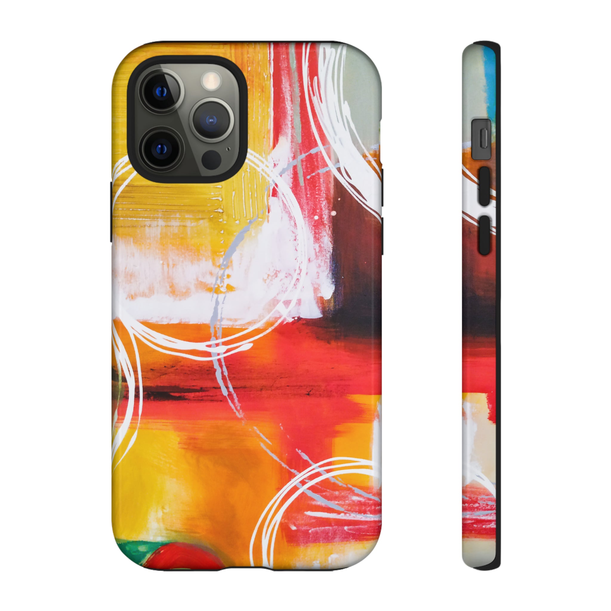 Abstract Yellow - Protective Phone Case