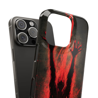 Gothic Crimson Ascension iPhone 16 - Slim Phone Case