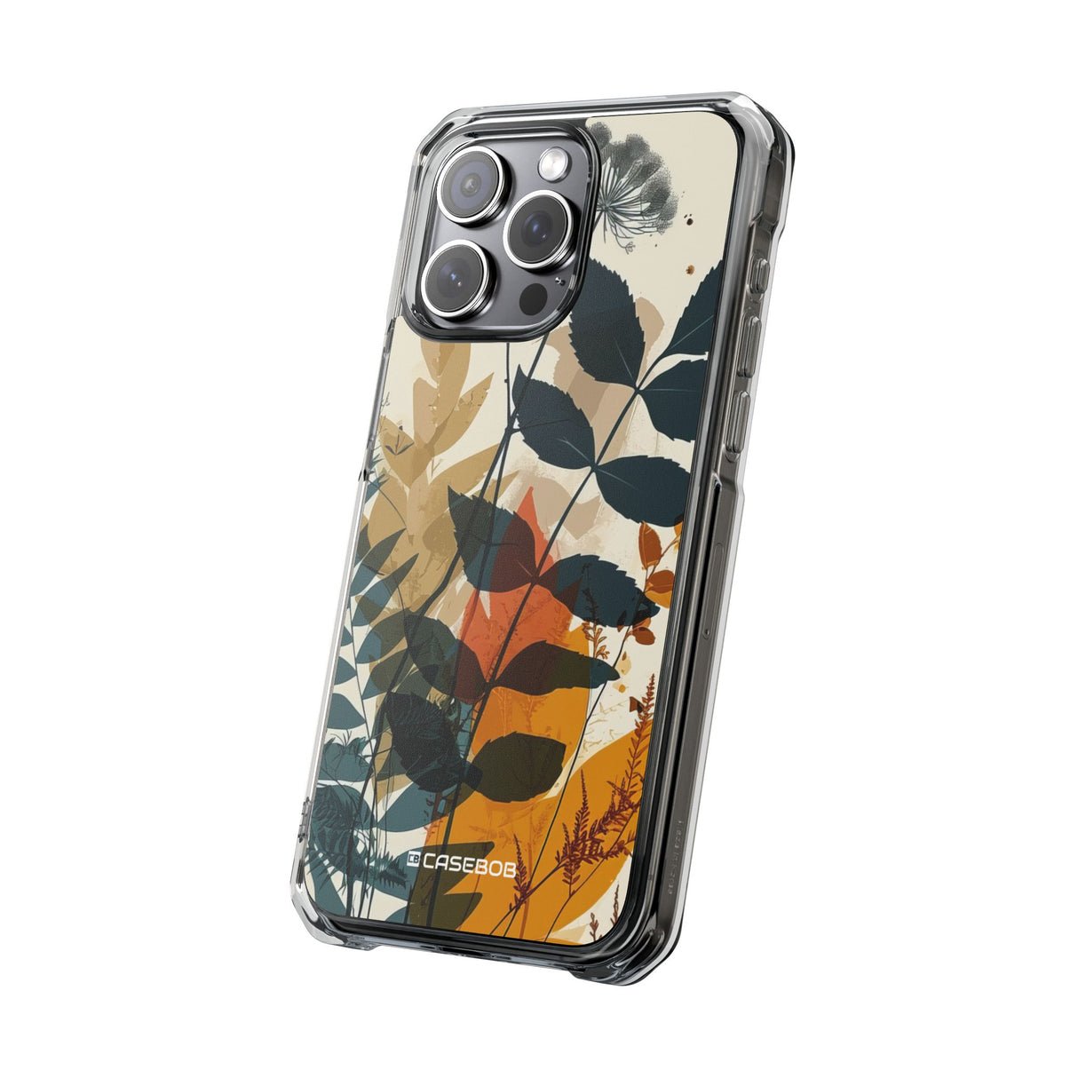 Botanical Serenity - Phone Case for iPhone (Clear Impact - Magnetic)