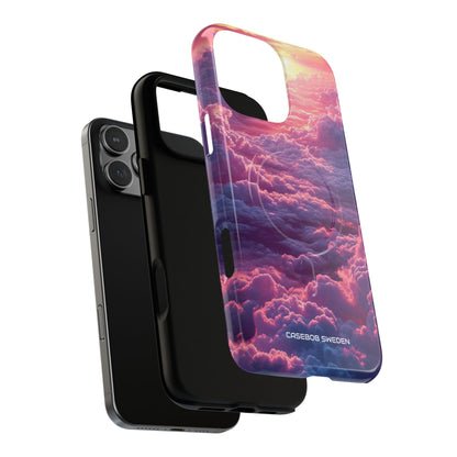 Pink Purple Clouds - Tough + MagSafe® iPhone 16 Phone Case