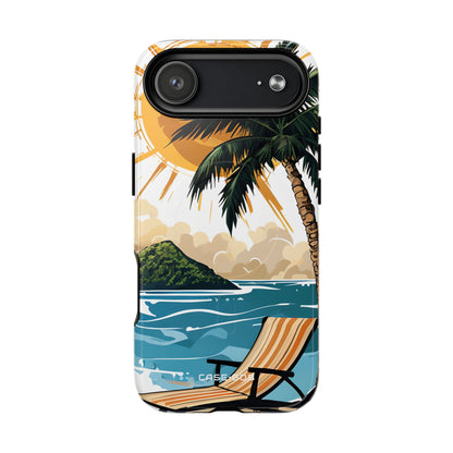 Sunny Palm Breeze iPhone 17 Air Case - Tough+