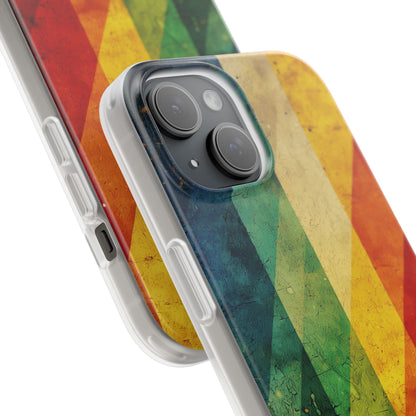 Diagonal Spectrum iPhone 15 Case - Soft