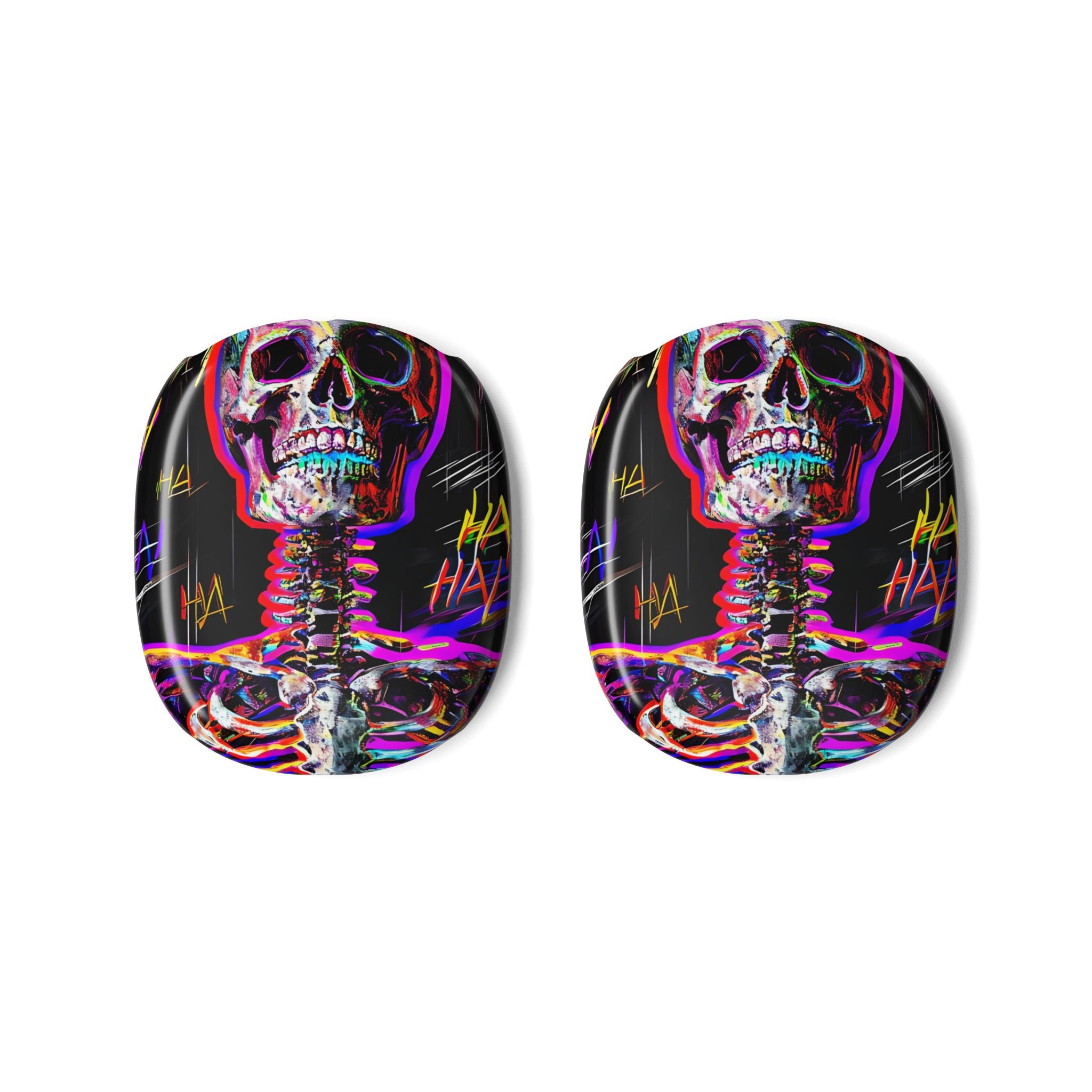 Neon Skeleton Laughter - AirPod Max Case
