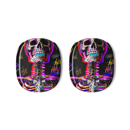 Neon Skeleton Laughter - AirPod Max Case