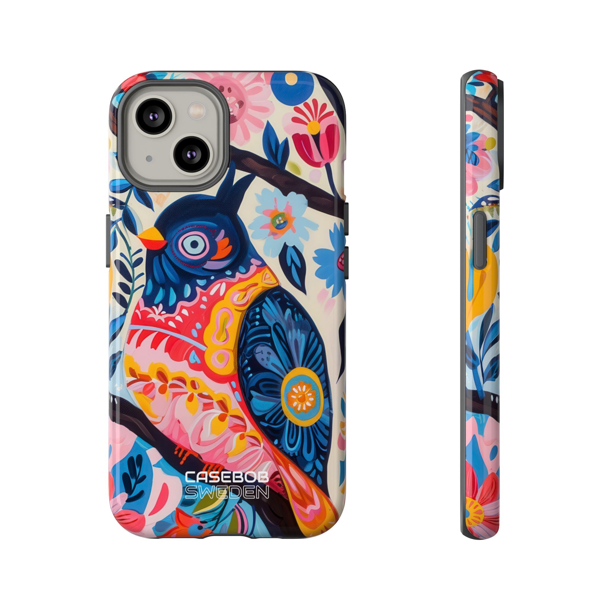 Whimsical Owl Garden iPhone 14 - Tough
