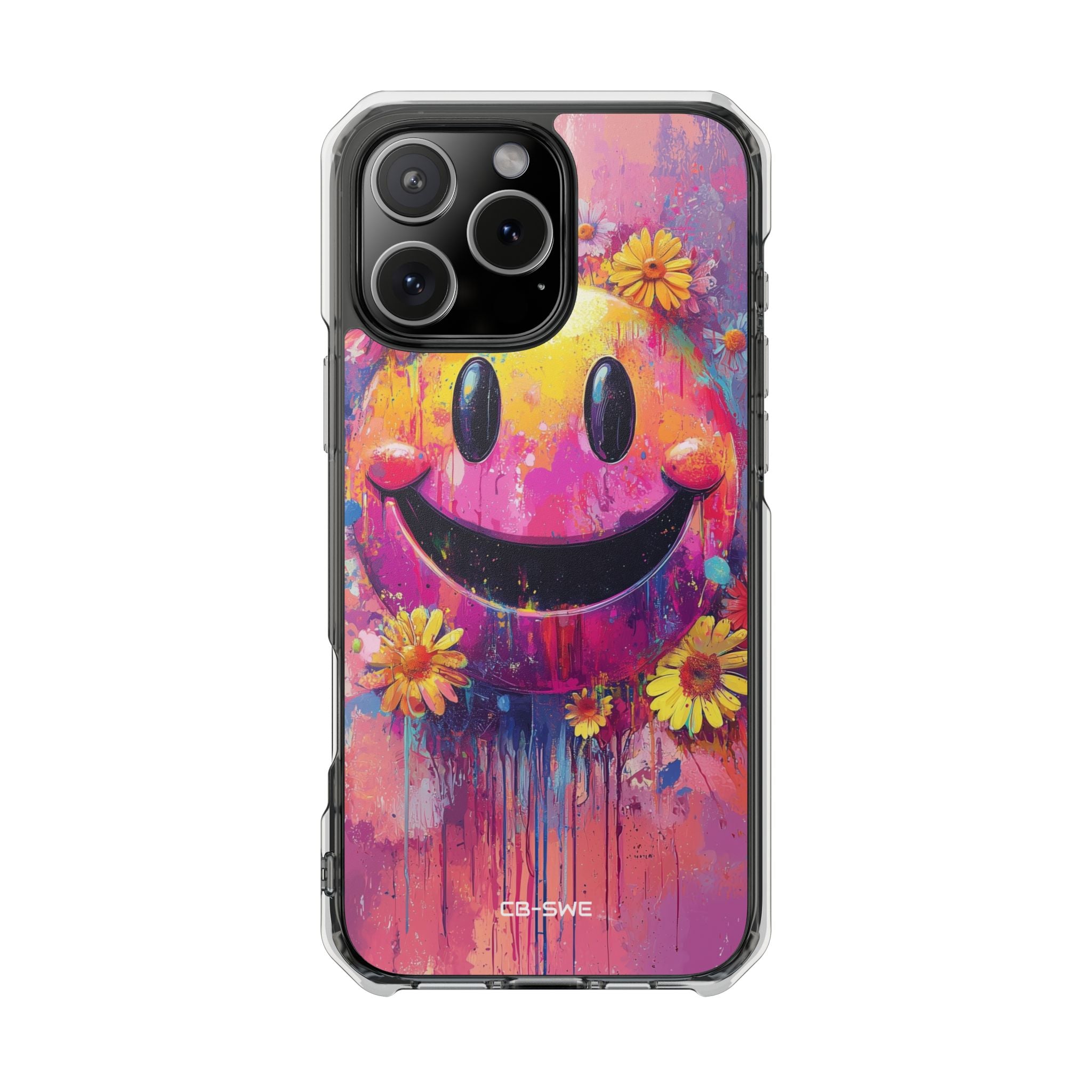 Joyful Smile Blooms iPhone Case - Impact