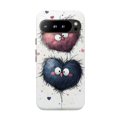 Fluffy Hearts Embrace - Google Pixel Case