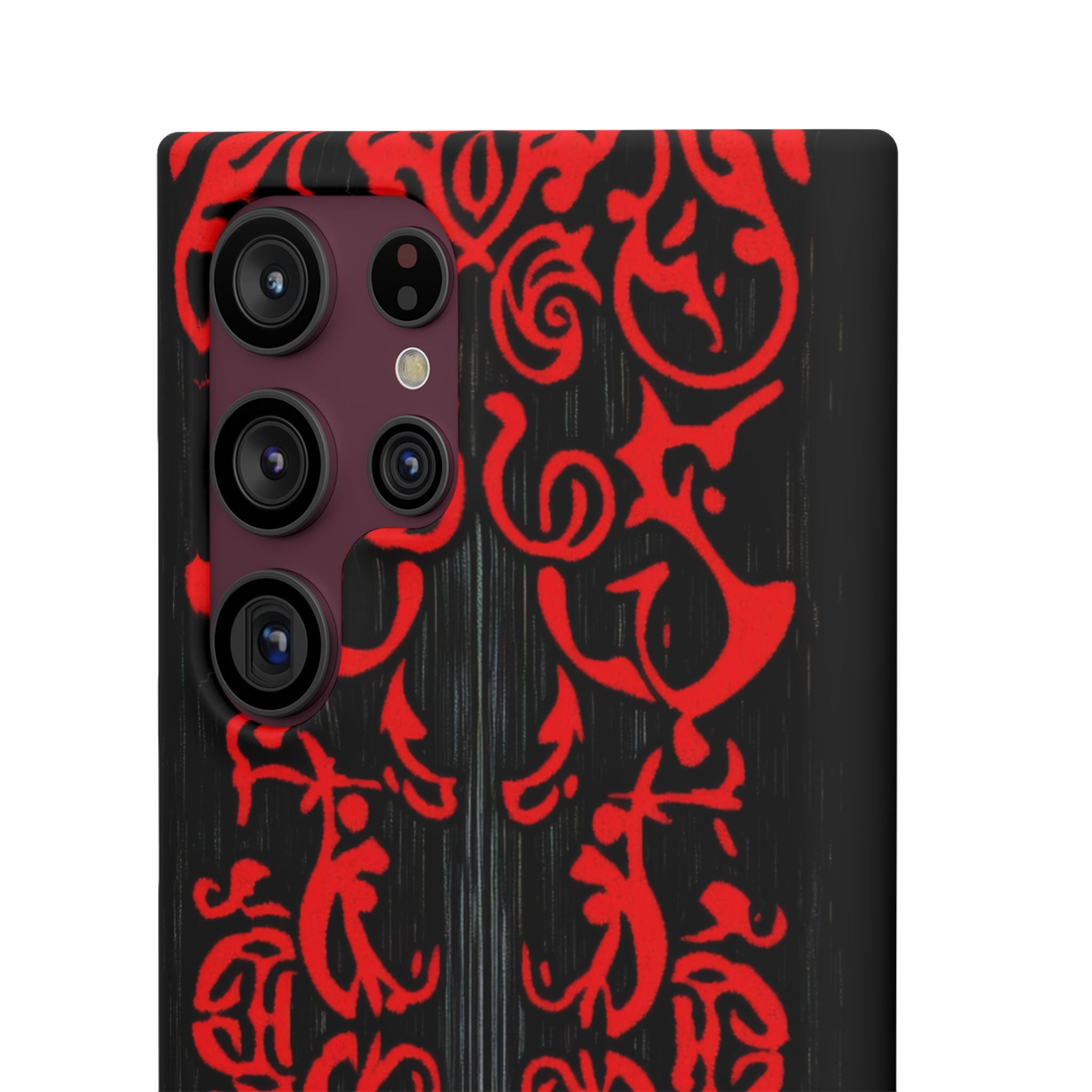 Gothic Crimson Symmetry Samsung S22 - Slim Phone Case