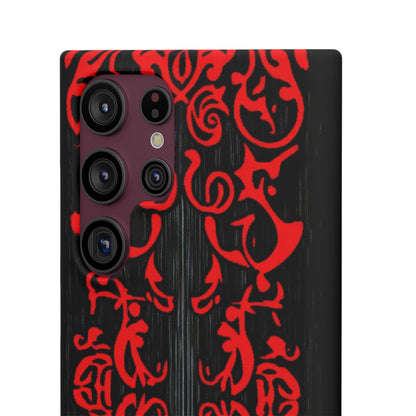 Gothic Crimson Symmetry Samsung S22 - Slim Phone Case