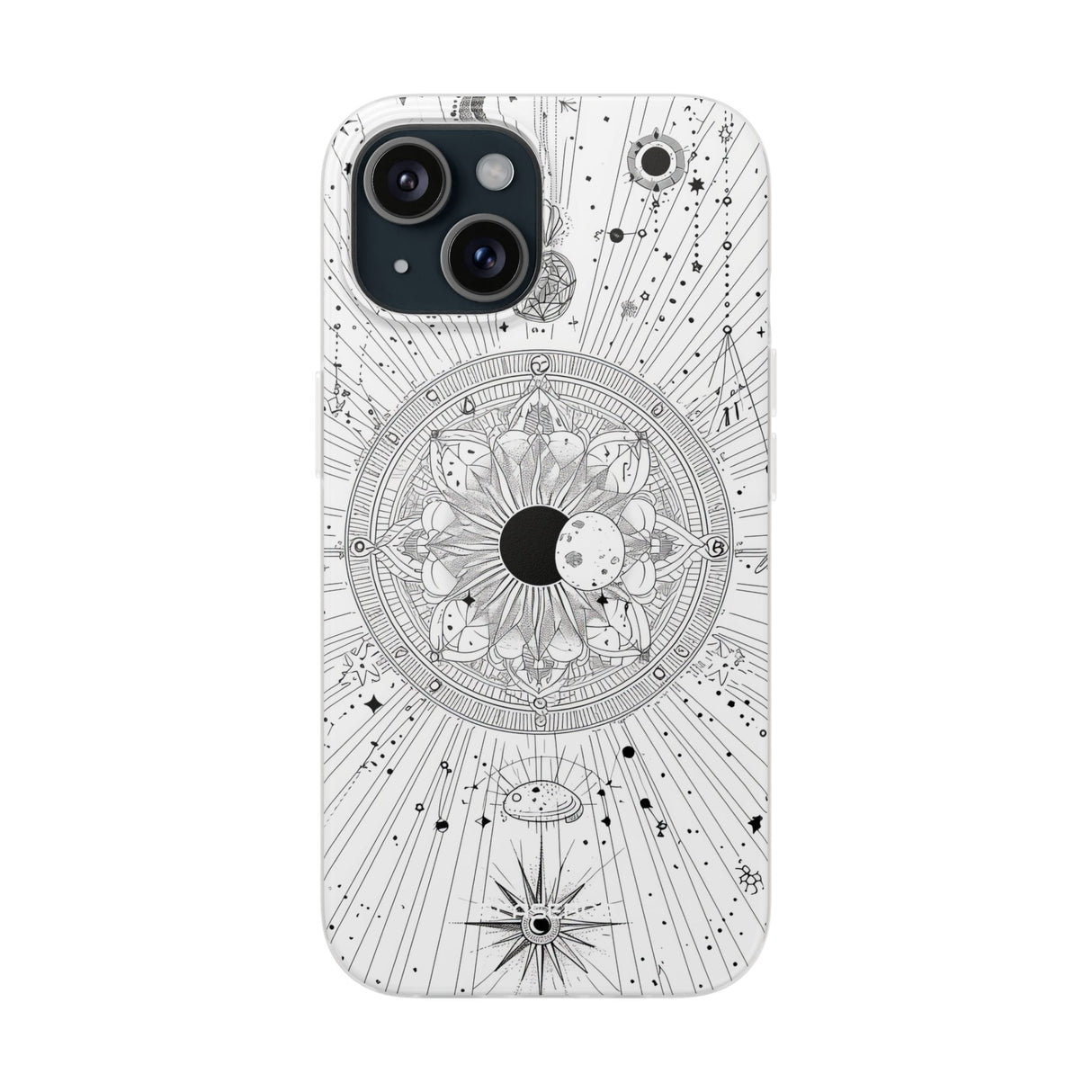 Himmlisches Mandala Mystique | Flexible Handyhülle für iPhone