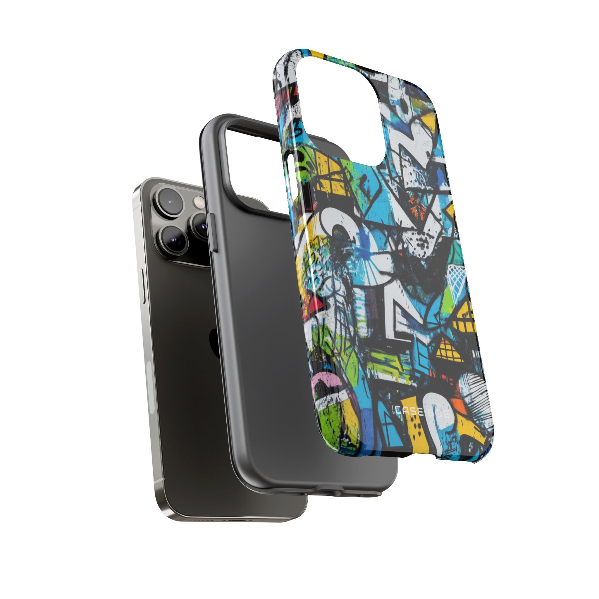 White Ripple Drift iPhone 14 Pro Max Case - Tough