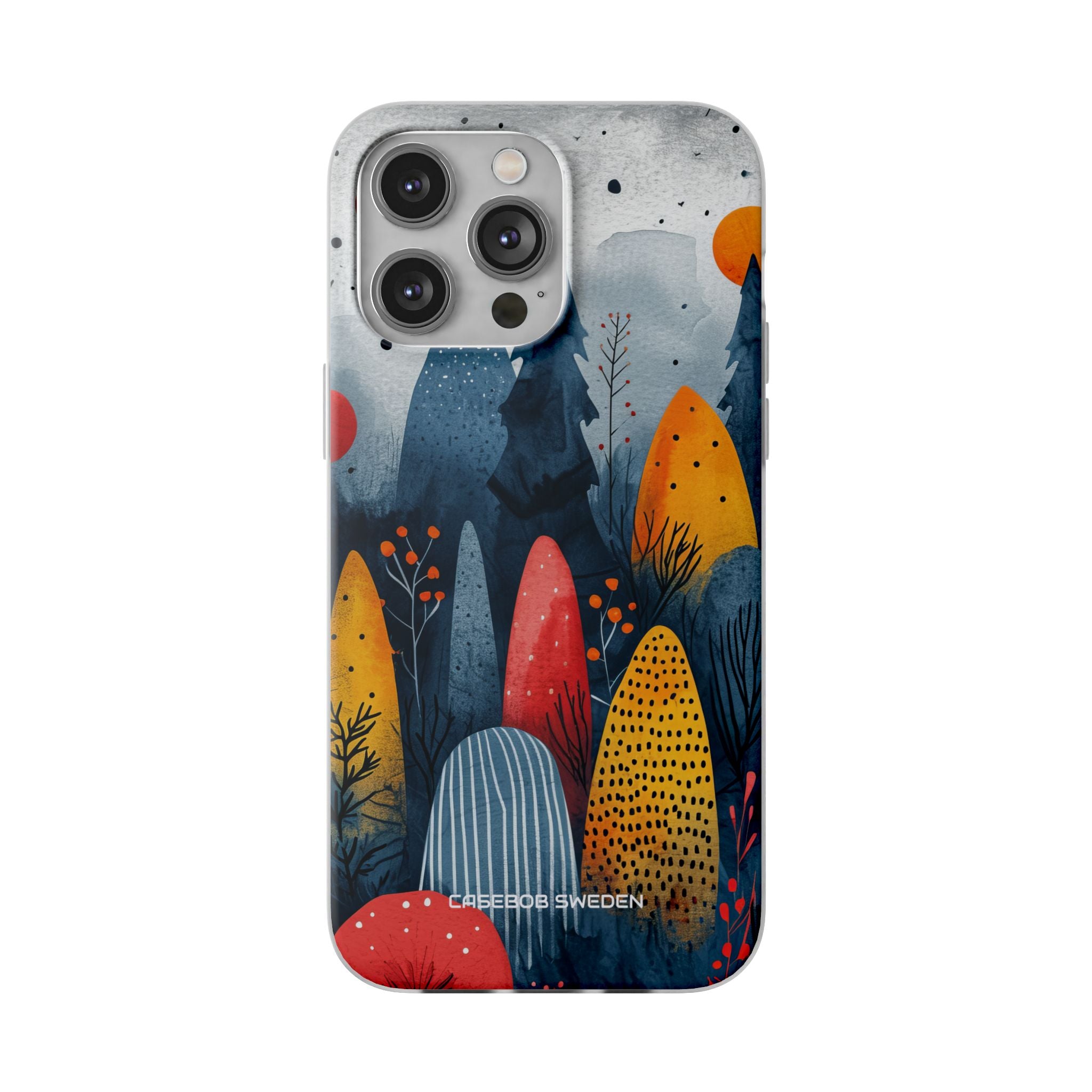 Whimsical Nature - Flexi iPhone 14 Phone Case