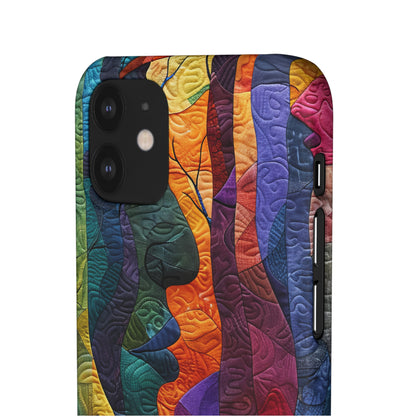 Interwoven Vibrance | Slim Phone Case for iPhone