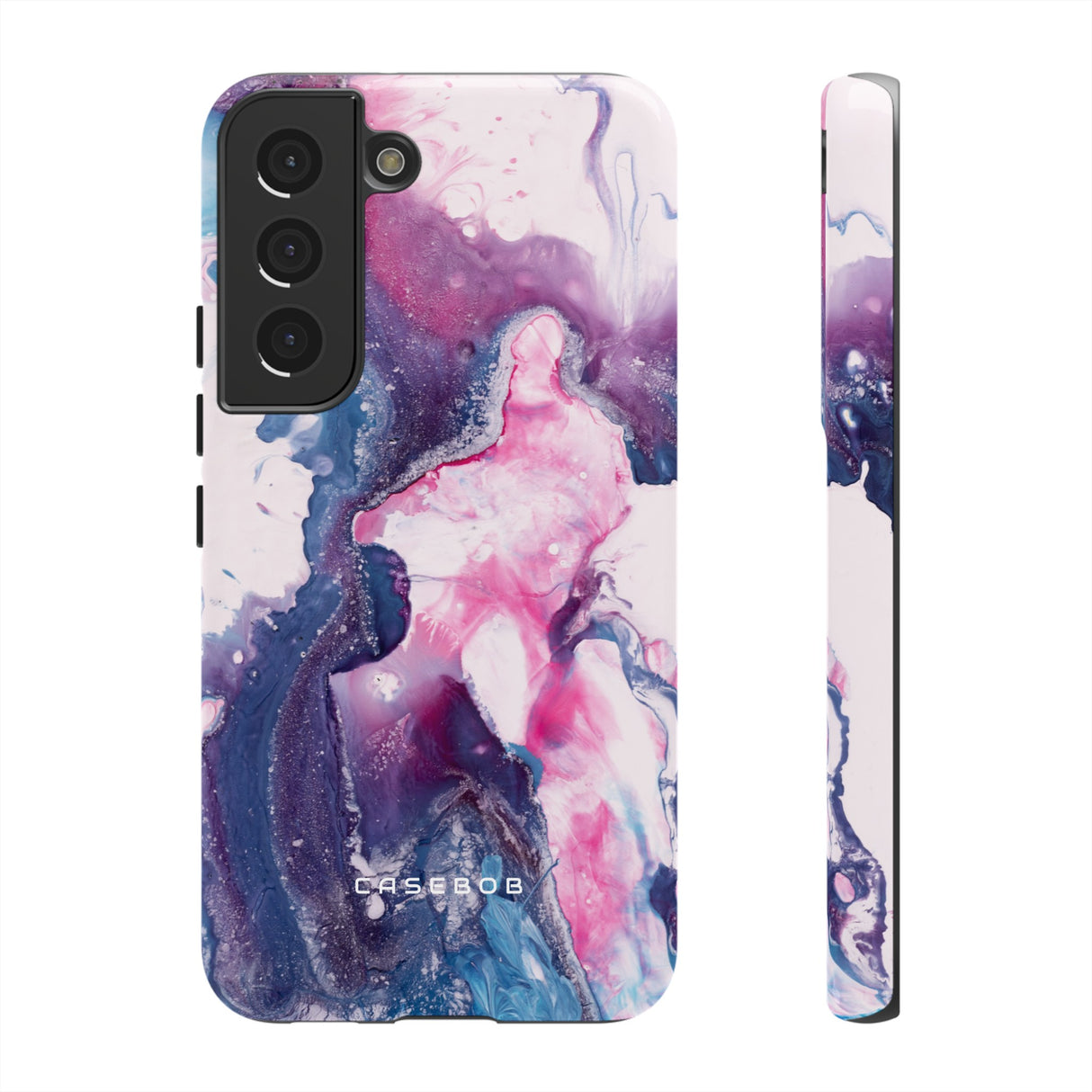 Blue & Pink Art - Protective Phone Case