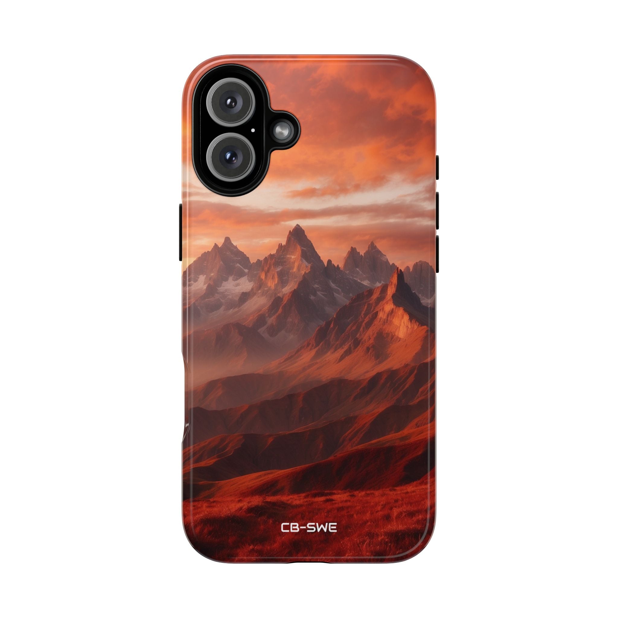 Mountain Peaks Glowing - iPhone Case