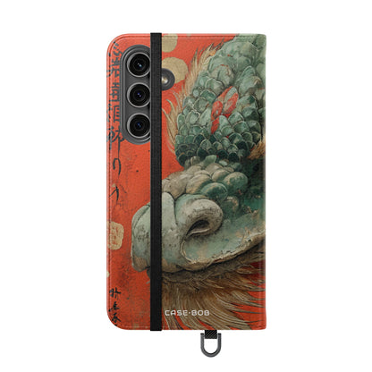 Drakenblik Crimson - Samsung S24 Plus Case - Portemonnee