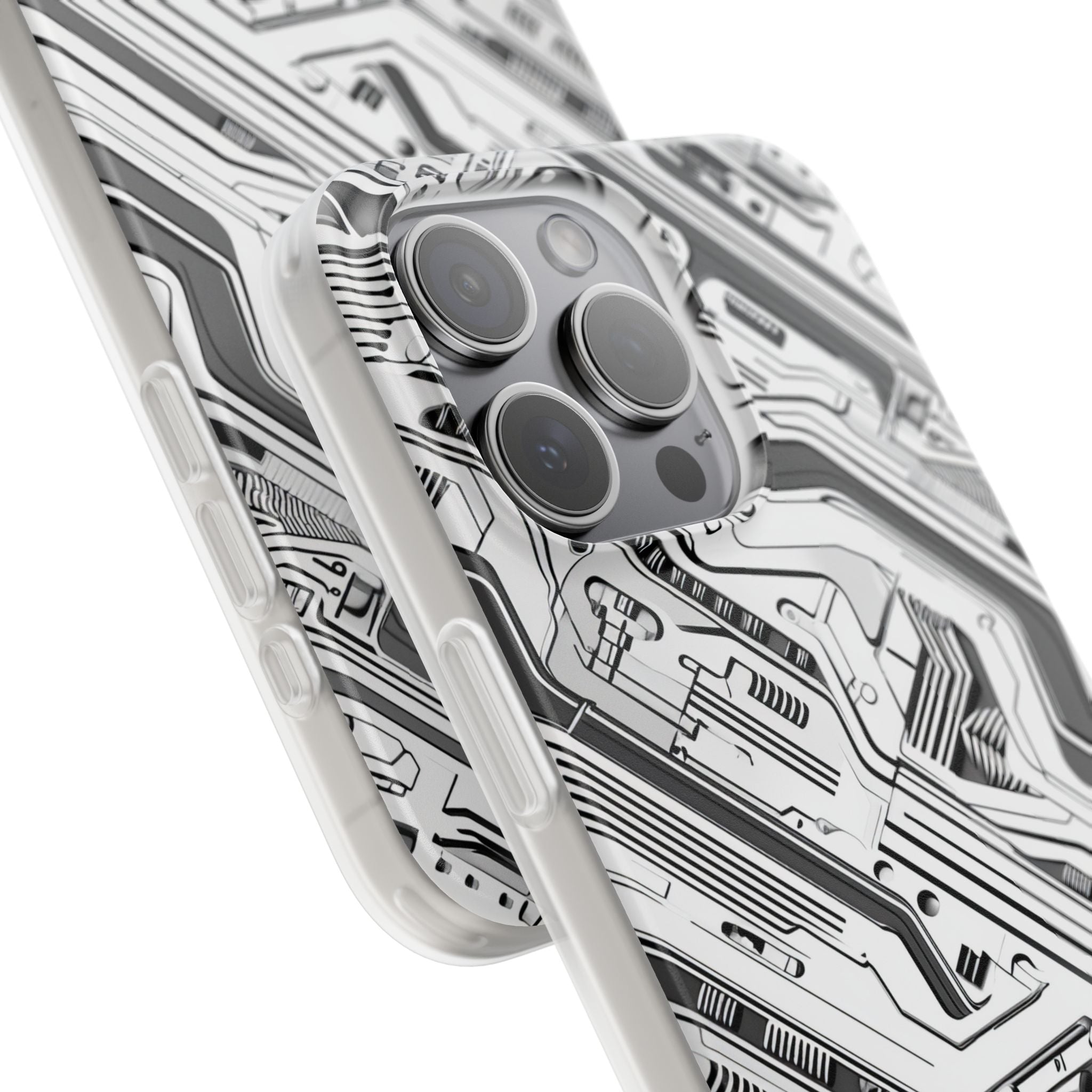 Techno Circuitry | Flexible Phone Case for iPhone