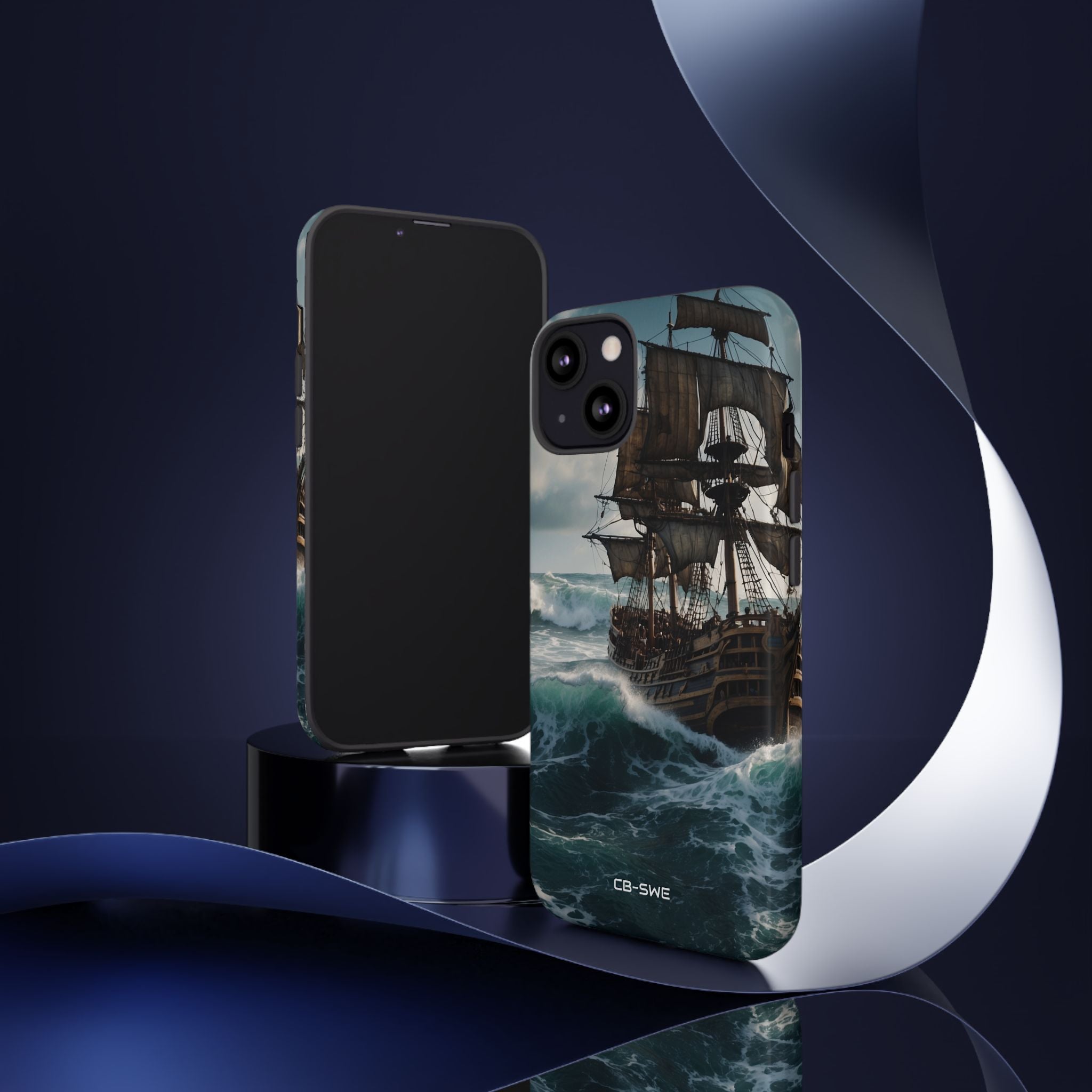 Ship Faces Waves - iPhone Case