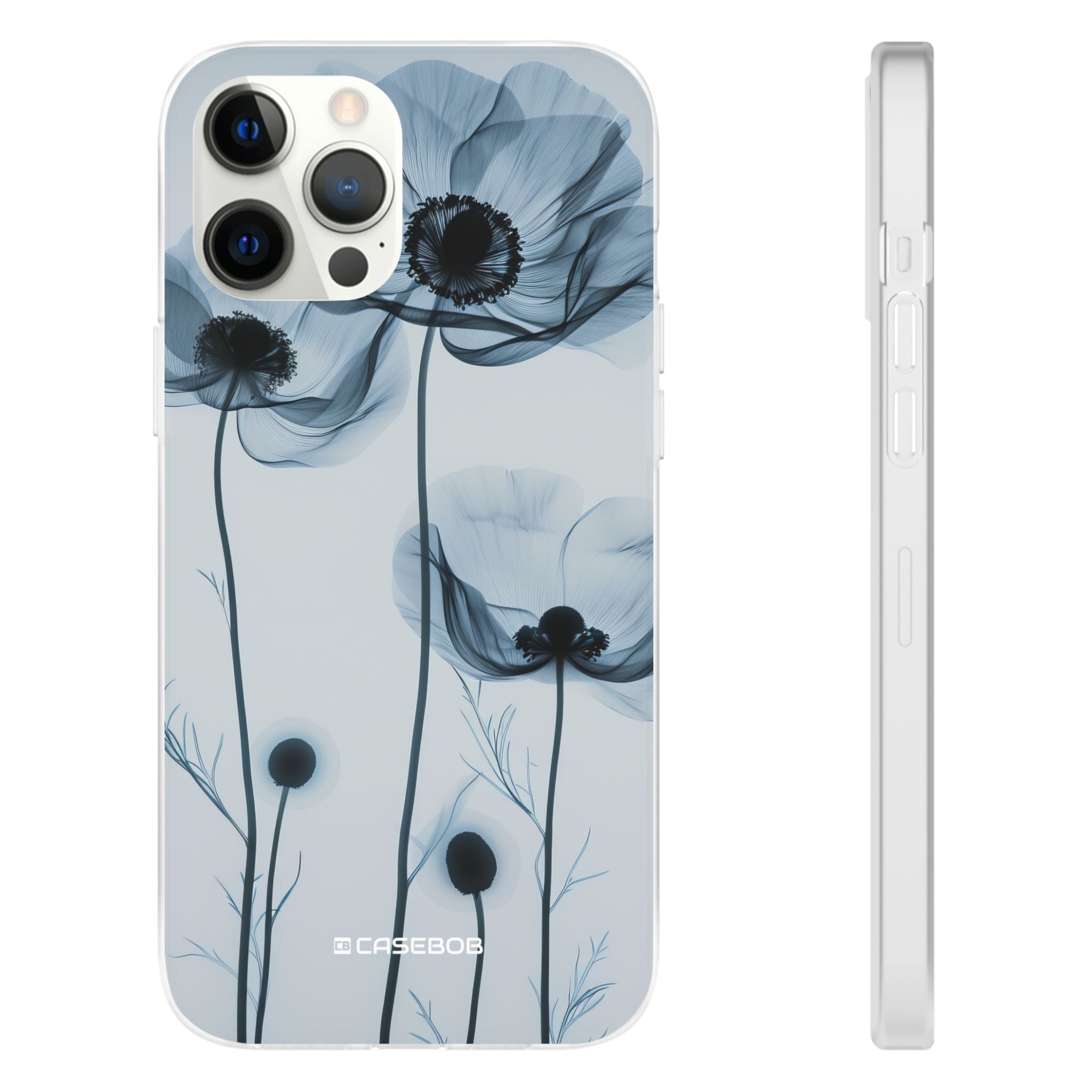 Tranquil Poppy Bloom | Flexible Phone Case for iPhone