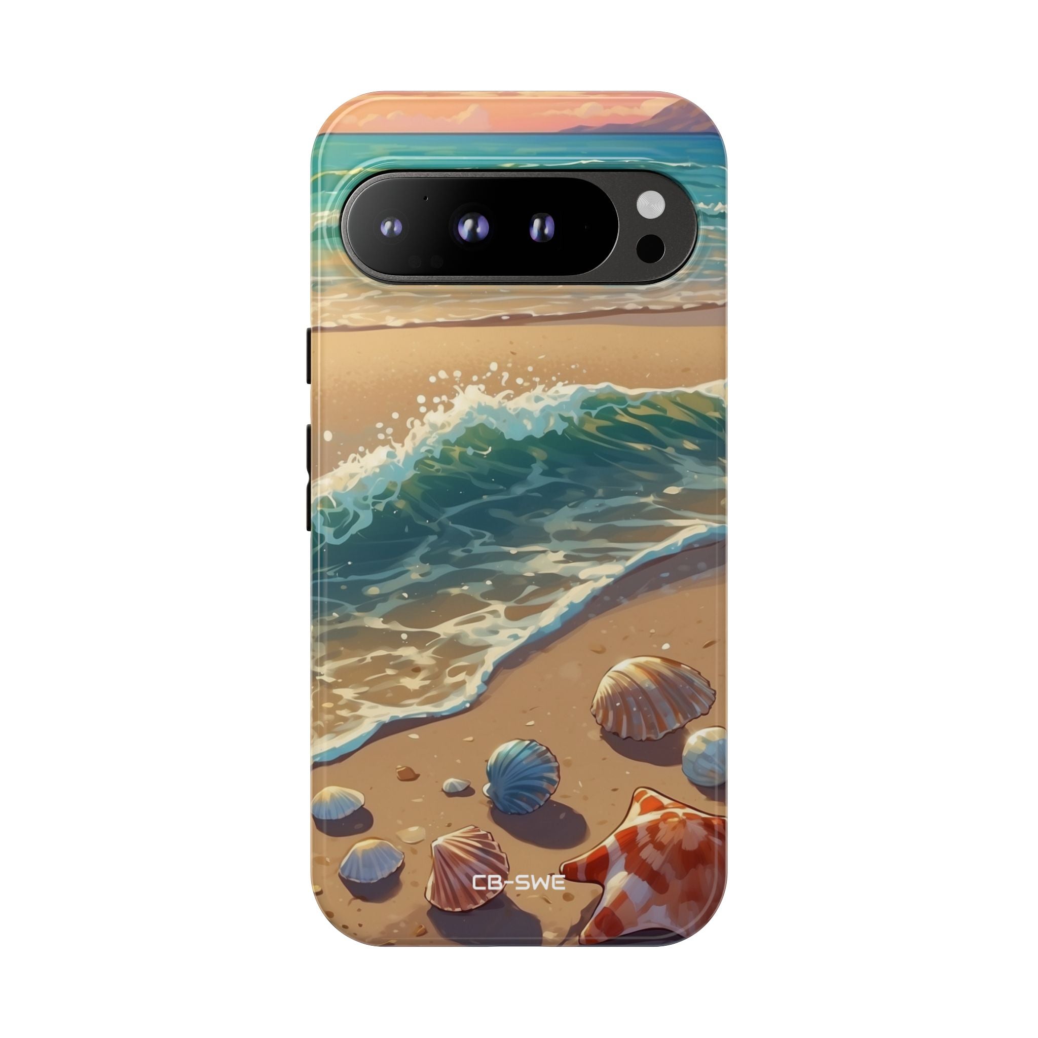 Seashells Kiss Shore - Google Pixel Case