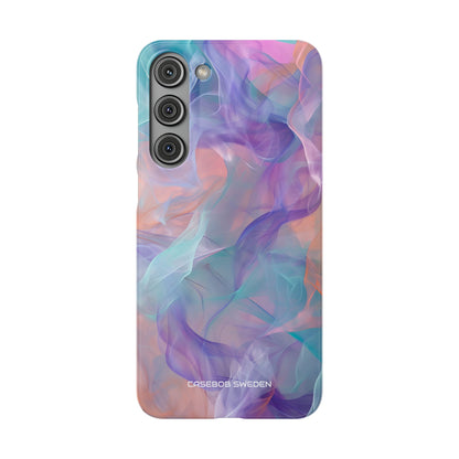 Dreamy Teal Flow - Slim Samsung S23 Phone Case