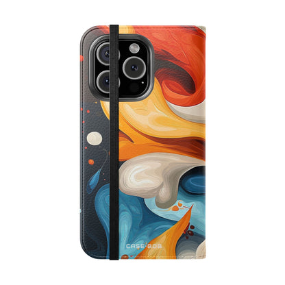 Fiery Swirl - iPhone 16 Pro Case - Wallet