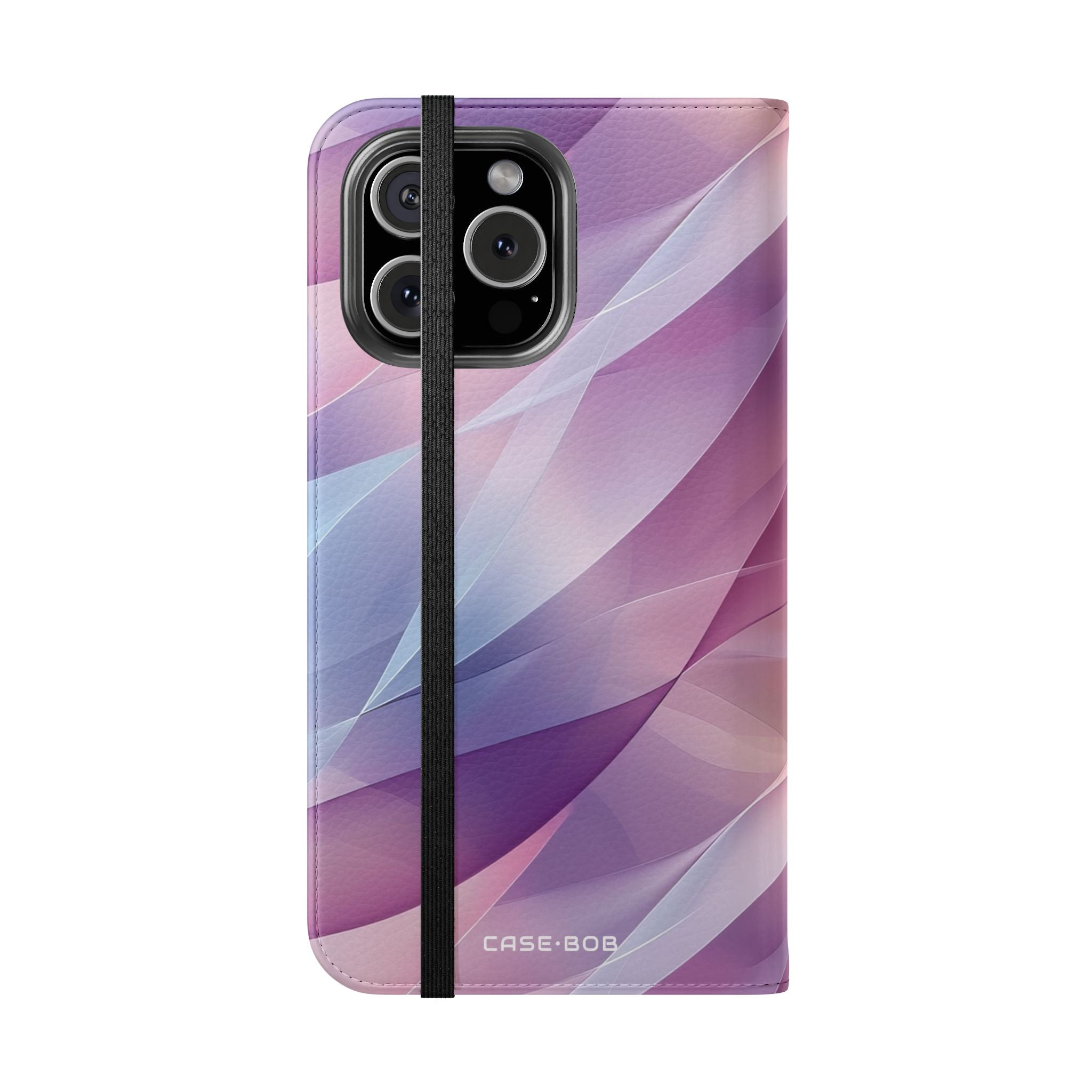 Pink Leafwave - iPhone 16 Max Case - Wallet