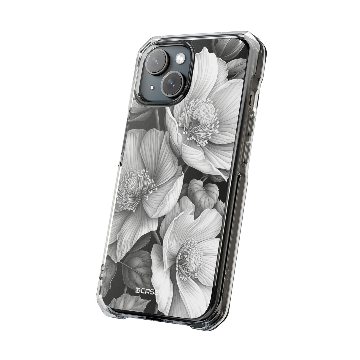 Botanical Elegance - Phone Case for iPhone (Clear Impact - Magnetic)