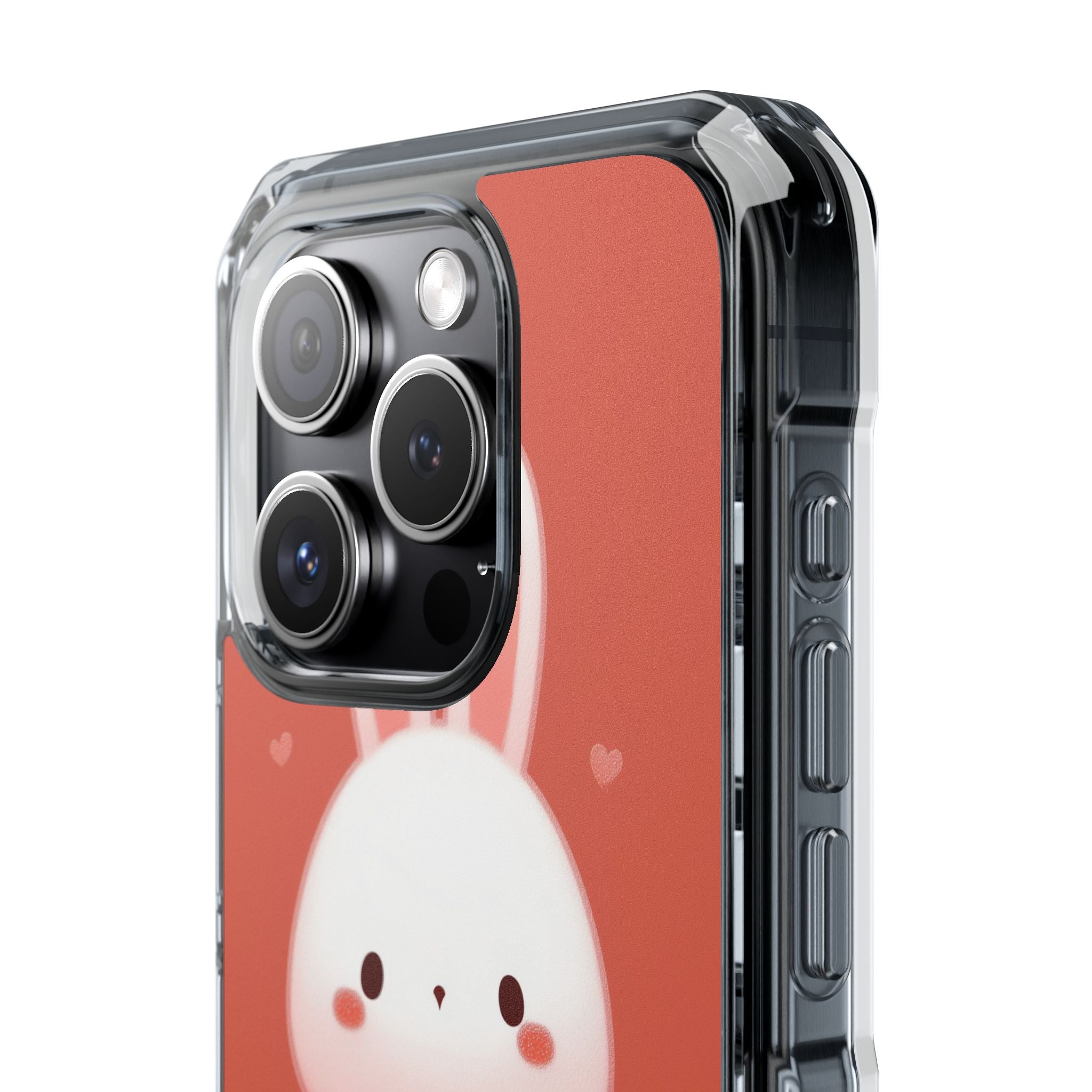 Bunny Holds Heart iPhone Case - Impact