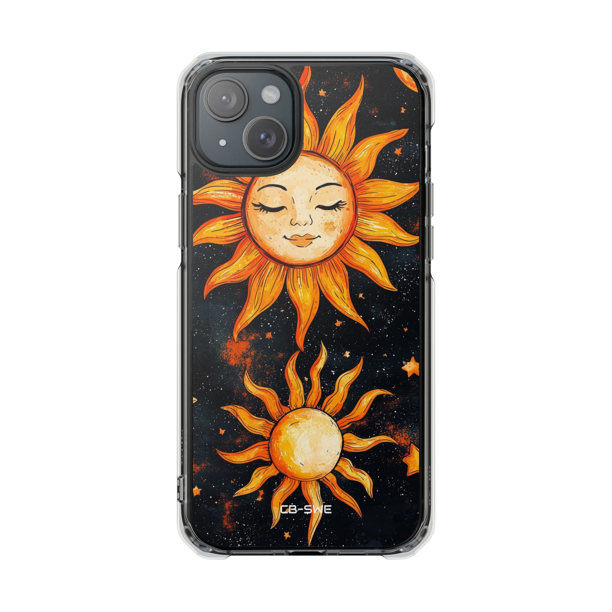 Celestial Suns Dance iPhone Case - Impact