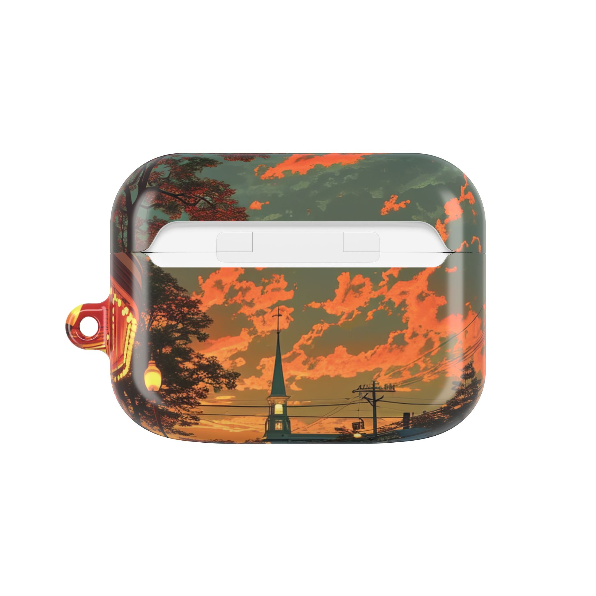 Crimson Classic Glow - AirPods Case