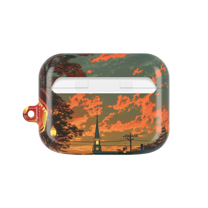 Crimson Classic Glow - AirPods Case