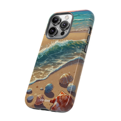 Seashells Kiss Shore - iPhone Case
