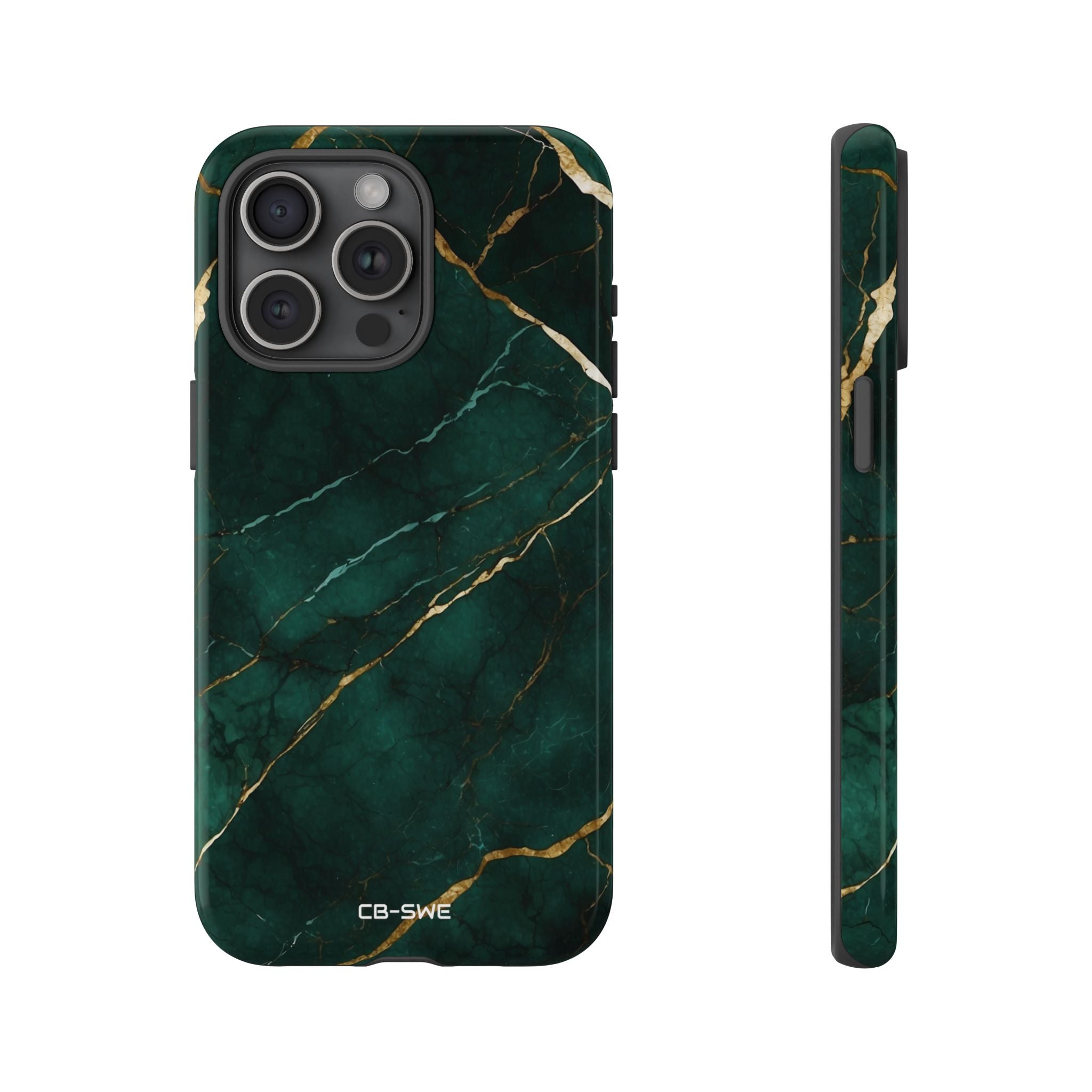 Emerald Veins Flow - iPhone Case
