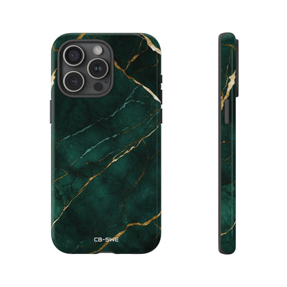 Emerald Veins Flow - iPhone Case
