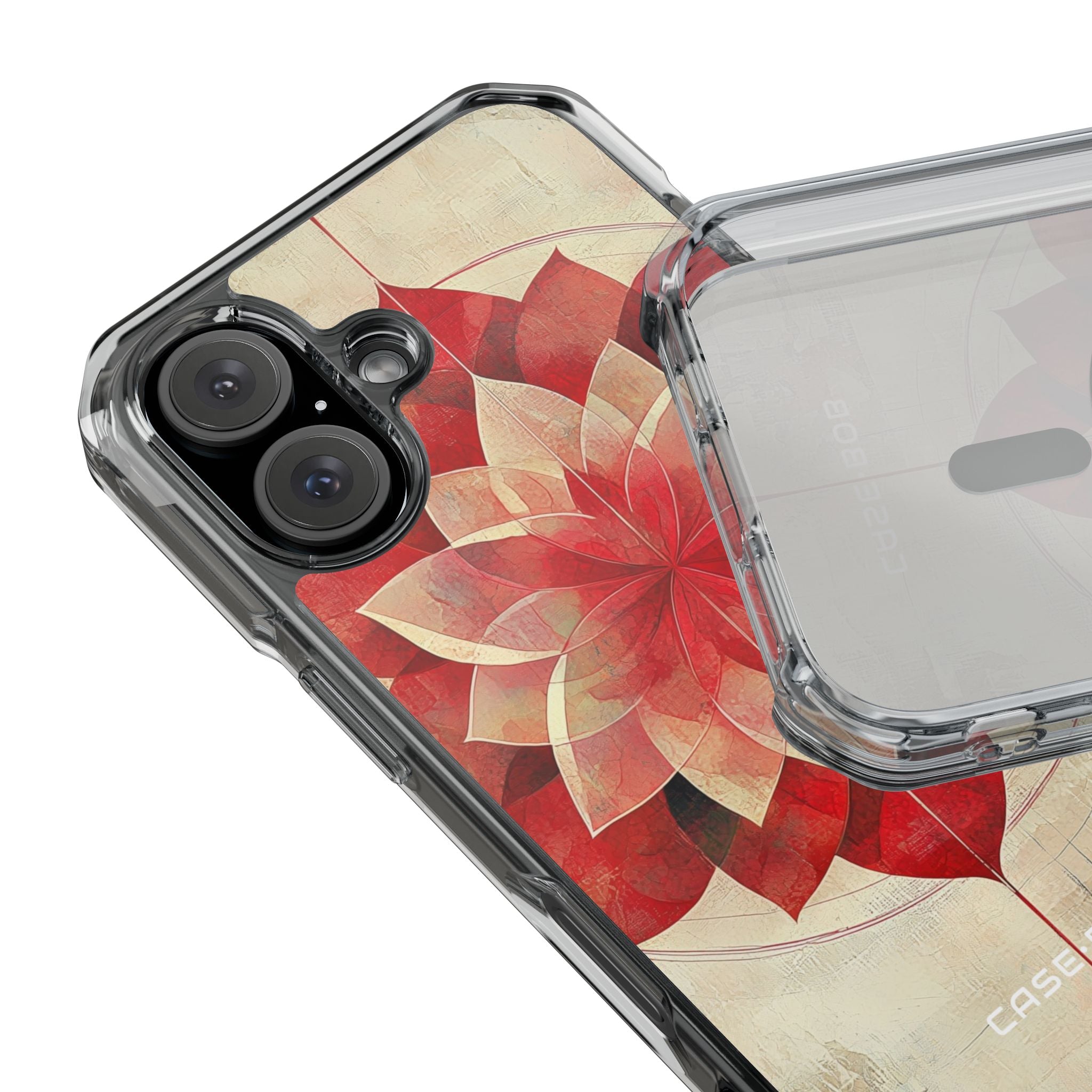 Crimson Bloom iPhone 16 Case - Impact