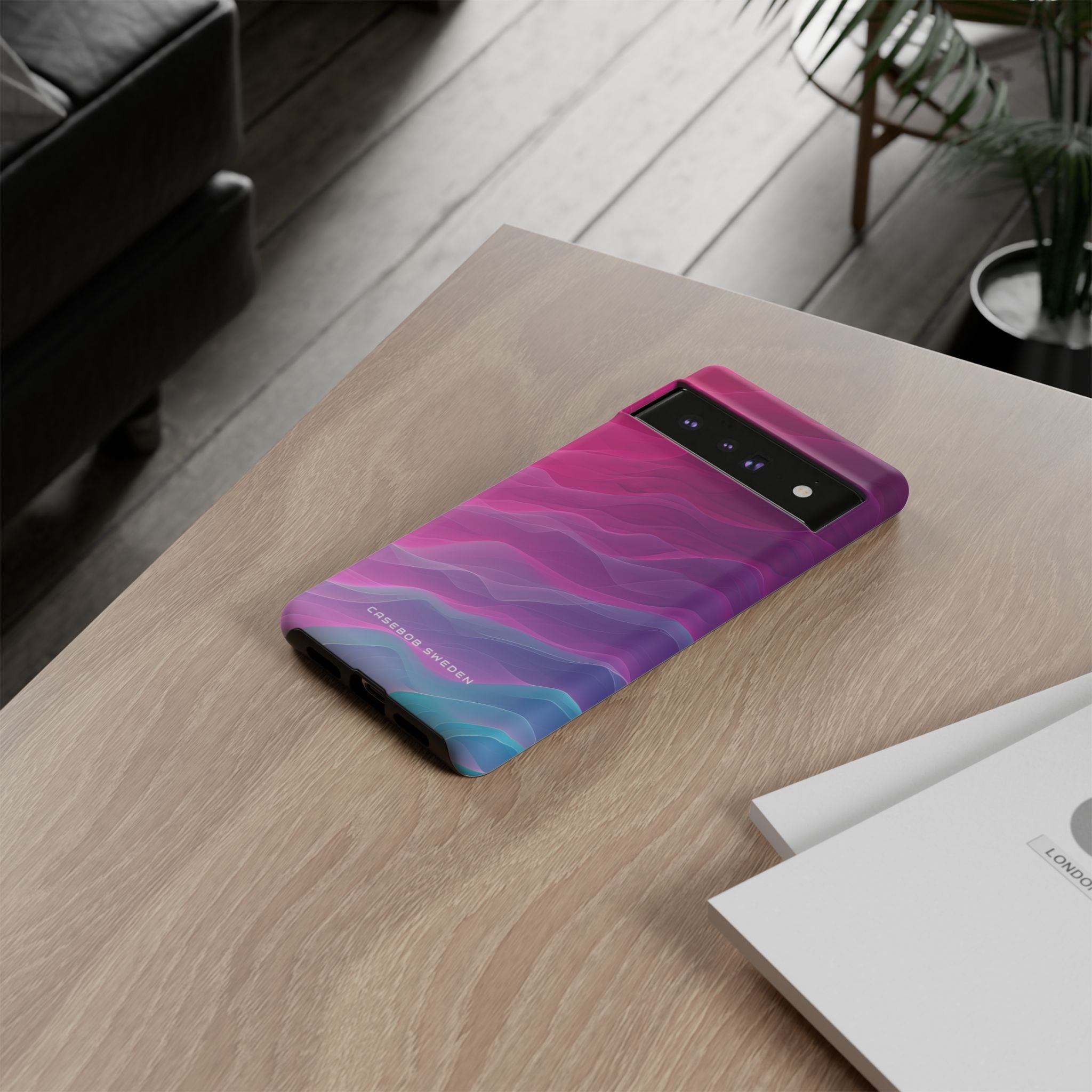 Gradient Oceanflow Waves Google Pixel 6 - Tough Phone Case