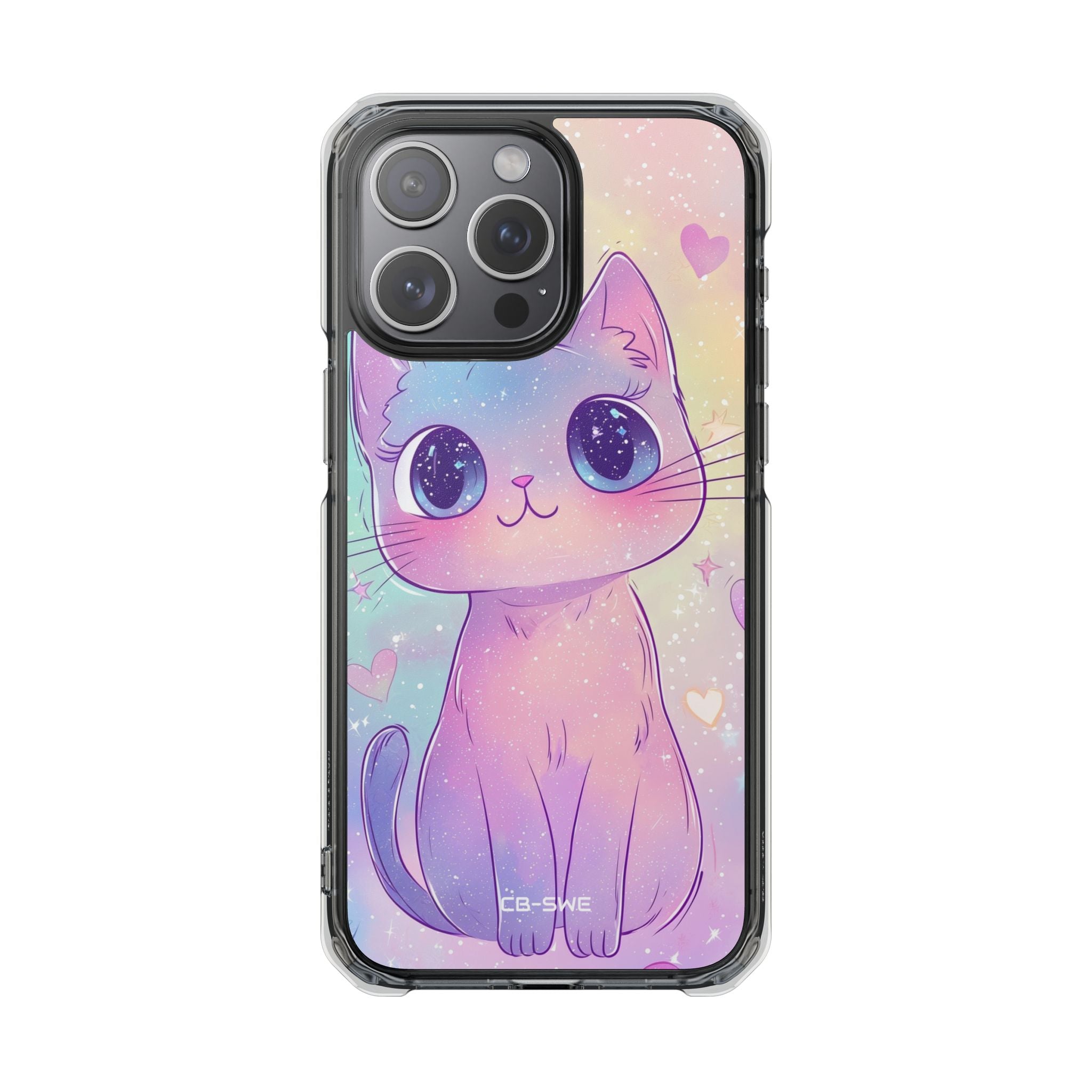 Sparkling Cat Smiles iPhone Case - Impact